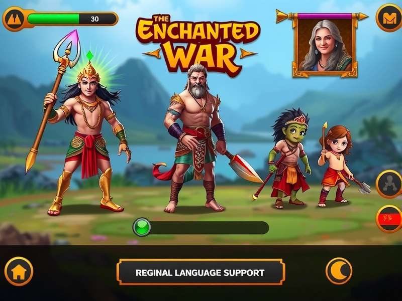 Durga S Enchanted War regional language support